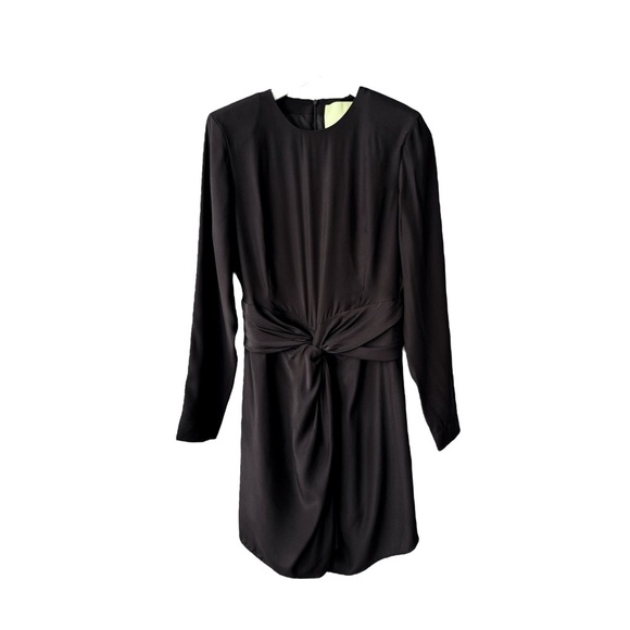 GAUGE81 EUC Black Izu Silk Minidress Size 38 - Picture 8 of 13